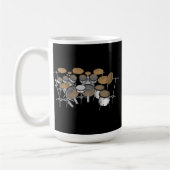 Mug Tambours : Kit Tambour blanc : Modèle 3D:Coffee Mu (Gauche)