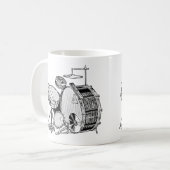 Mug Tambours vintages pour kit tambour (Devant gauche)