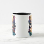 Mug Tamia du lac Sunset en reflet dans l'eau (Centre)