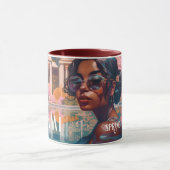 Mug Tamil Woman Miami Resort Pool Peinture (Centre)