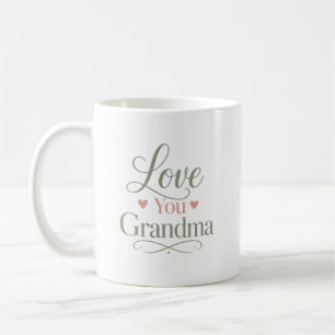 Mug T'amour Grand-mère Cadeau Élégant