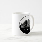 Mug Tampa Florida Skyline (Devant droit)