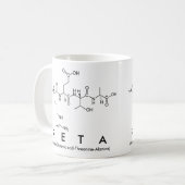 Mug Tampon du nom du peptide Reta (Devant gauche)