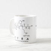 Mug Tampon du nom du peptide tyra (Devant gauche)