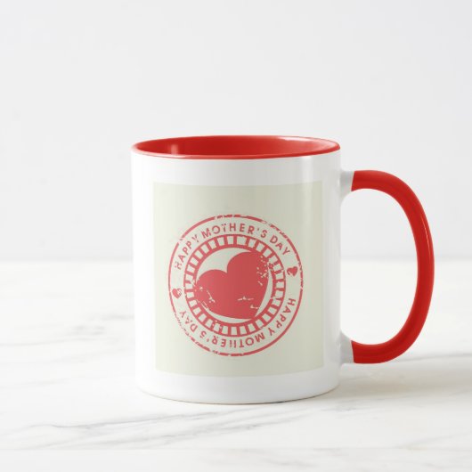 Mug Tampon en caoutchouc sale pour le jour de mère (Droite)