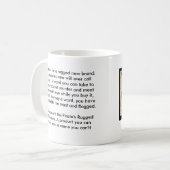 Mug Tampons rocailleux de marque de Blackbeard (Devant gauche)