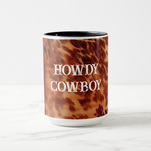 Mug Tan Brown Cowhide (Centre)