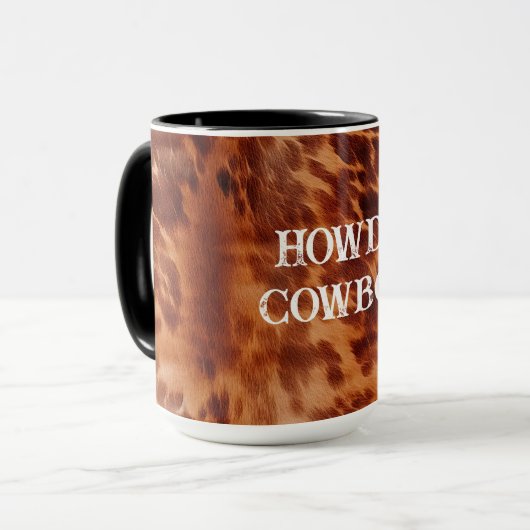 Mug Tan Brown Cowhide (Devant gauche)