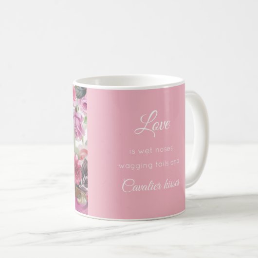 Mug Tan Cavalier noir (Devant droit)