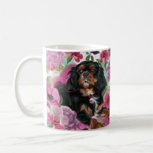 Mug Tan Cavalier noir (Gauche)