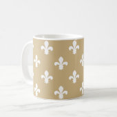 Mug Tan Neutral Fleur de Lys (Devant gauche)