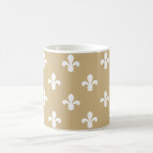 Mug Tan Neutral Fleur de Lys (Centre)