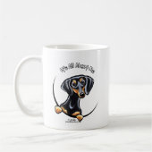 Mug Tan Noir Dachshund C'Est Tout Sur Moi (Gauche)