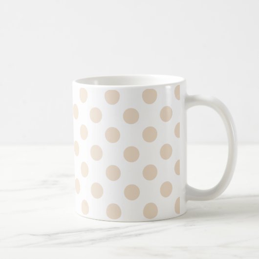 Mug Tan pois (Droite)