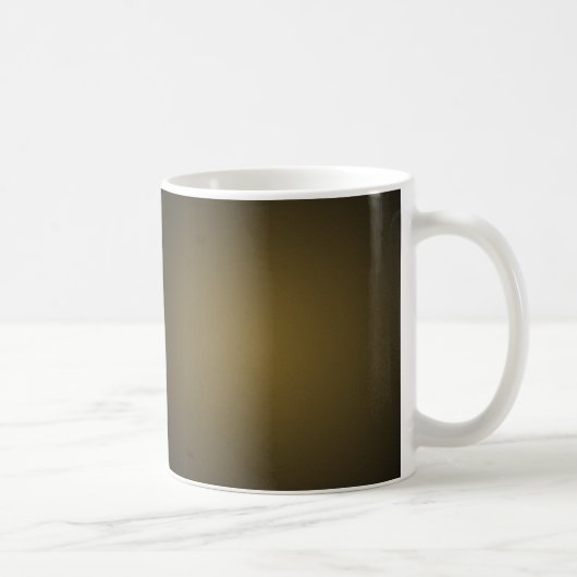 Mug Tan tendance et noir Grainy Vignette (Droite)