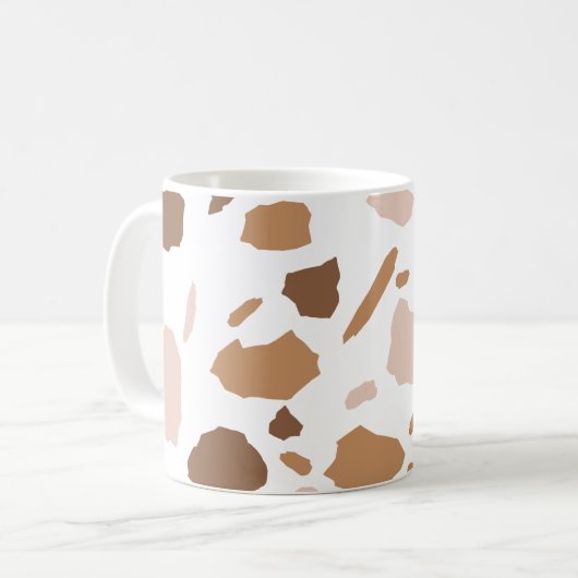 Mug Tan Terrazzo Brown et beige (Devant gauche)
