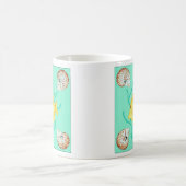 Mug Tang jaune avec des coquilles de Nautilus (Centre)