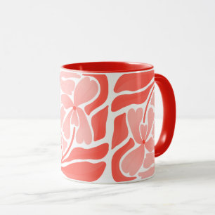 Mug Tangerine Peint à la Main avec Design Artisana