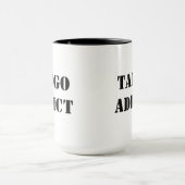 Mug Tango Addict Tanguero Argentine Tango (Centre)