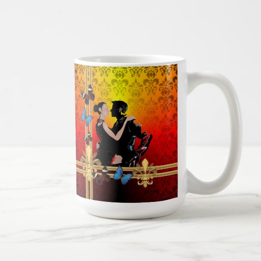 Mug Tango sur damas (Droite)