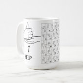 Mug Tangue de LANGUE CHANTEUSE (Devant gauche)