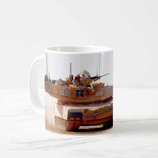 Mug TANK DE BATAILLE - M1 Abrams (Devant gauche)