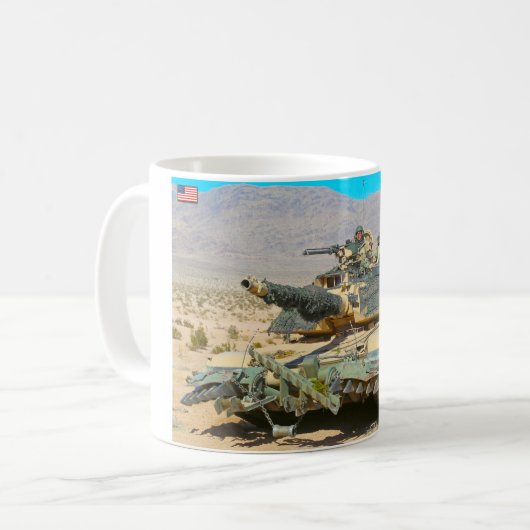 Mug TANK DE BATAILLE - M1 Abrams (Devant gauche)
