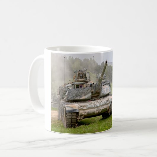 Mug TANK DE BATAILLE - M1 Abrams (Devant gauche)