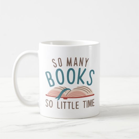 Mug Tant De Livres Si Peu De Temps (Gauche)