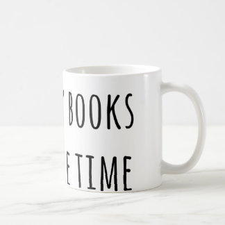Mug Tant de livres tellement peu d'heure