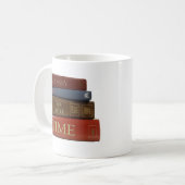 Mug Tant de livres tellement peu d'heure (Devant gauche)