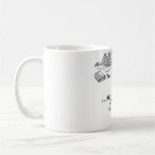 Mug Tant de livres, tellement peu d'heure (Gauche)