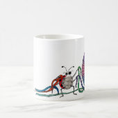 Mug Tant d'extrémités lâches… coccinelle et fil (Centre)