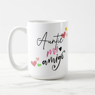 Mug Tante cadeau de vêtements pour bébé à mi amigo