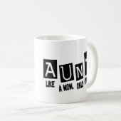 Mug Tante comme une mère seulement glacière (Devant droit)