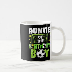Mug Tante de football garçon d'anniversaire fête de fo