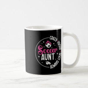 Mug Tante de footballeur folle de fierté Tante de foot