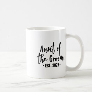 Mug Tante De La Groom Est 2023 A Établi Mignonne Party