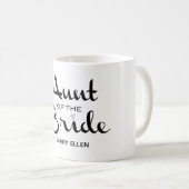 Mug Tante de la mariée personnalisée (Devant droit)