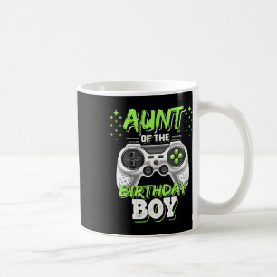 Mug Tante du garçon d'anniversaire jeu vidéo de corres