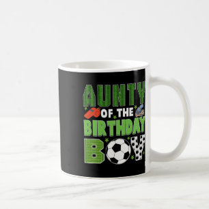 Mug Tante du groupe de football du garçon d'anniversai