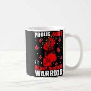 Mug Tante d'un guerrier du cœur Sensibilisation à la m