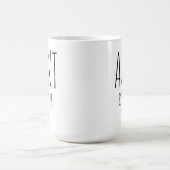 Mug Tante et oncle sur mesure, Faire-part bébé présent (Centre)