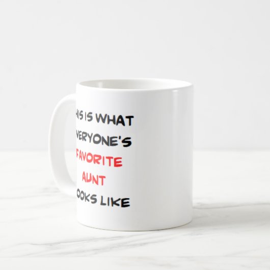 Mug tante, favorite (Devant gauche)