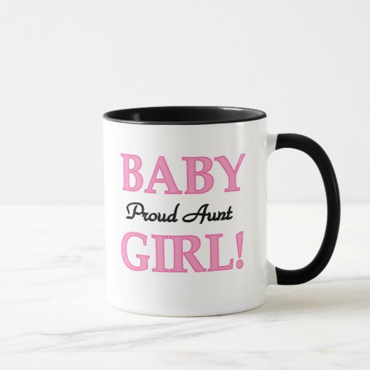 Mug Tante fière de bébé (Droite)