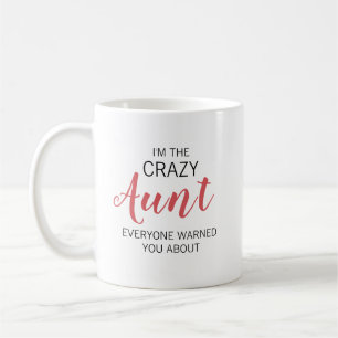 Mug Tante Folle Nom Personnalisé