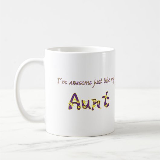 Mug Tante géniale (Gauche)