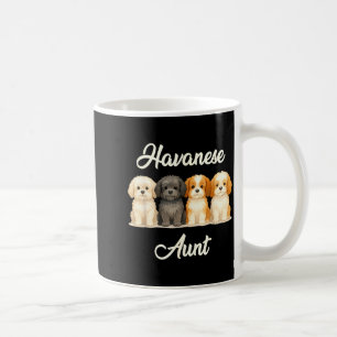 Mug Tante Havanese Cadeau Amoureux de Chien Mignon Drô