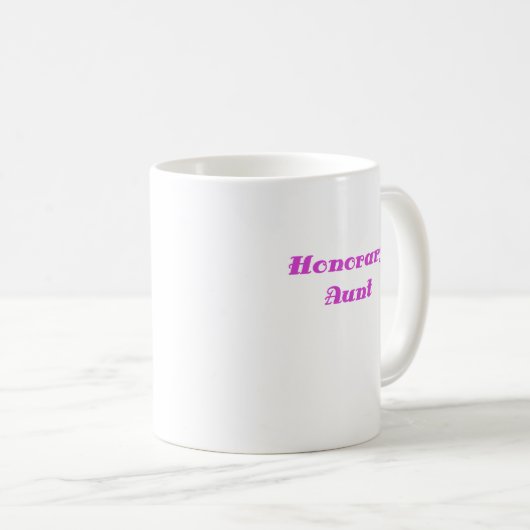 Mug Tante honorifique (Devant droit)