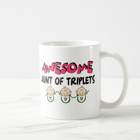 Mug Tante IMPRESSIONNANTE des TRIPLETS (Droite)